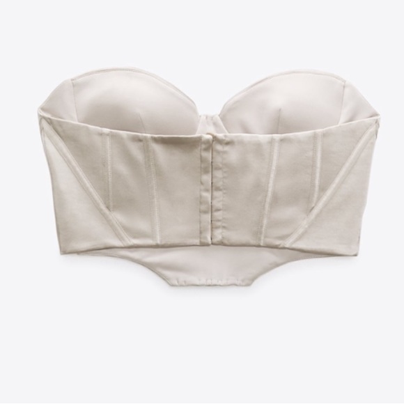 New Zara | Corset Satin Effect Top - Picture 12 of 17
